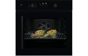 AEG NBU5P401RB Single Pyrolytic Oven (RHH) - Black